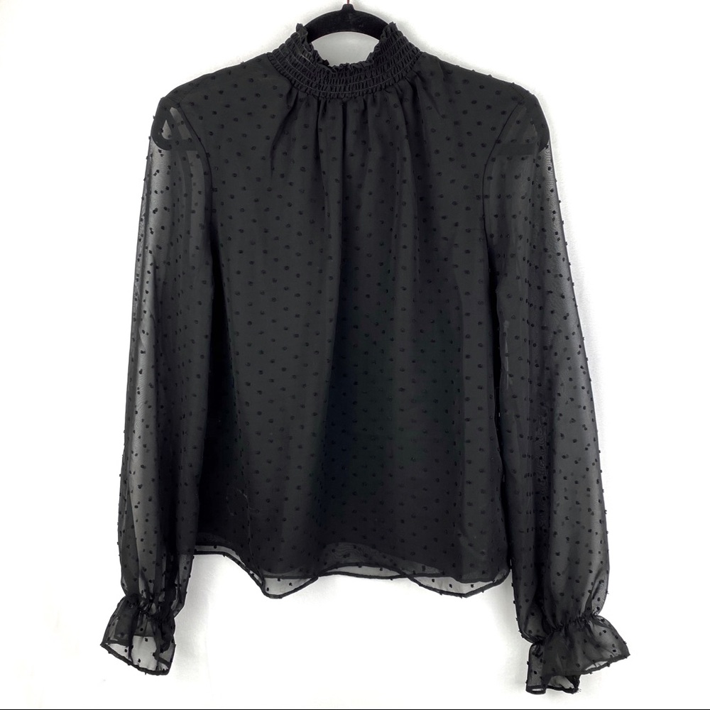 Forever 21 Sheer Sleeve Blouse